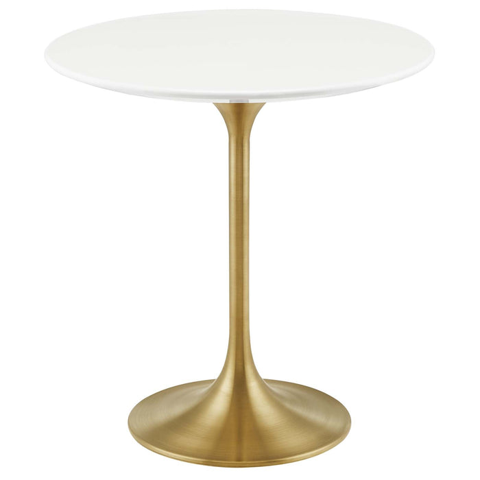 Tulip 20" Round Wood Top Side Table