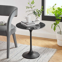 Modholic Tulip Marble Side Table - 20" Round
