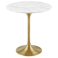 Modholic Tulip Marble Side Table - 20" Round