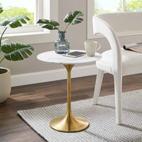 Modholic Tulip Marble Side Table - 20" Round