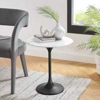 Modholic Tulip Marble Side Table - 20" Round