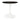 Modholic Tulip Fiberglass Dining Table, Round White Base
