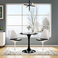 Modholic Tulip Fiberglass Dining Table, Round
