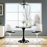 Modholic Tulip Fiberglass Dining Table, Round