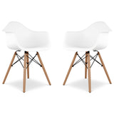 Eiffel Armchair With Wood Legs