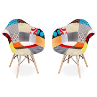 Eiffel Armchair With Wood Legs