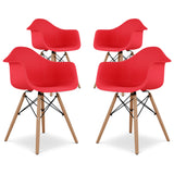 Eiffel Armchair With Wood Legs