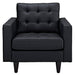 Empress Bonded Leather Armchair