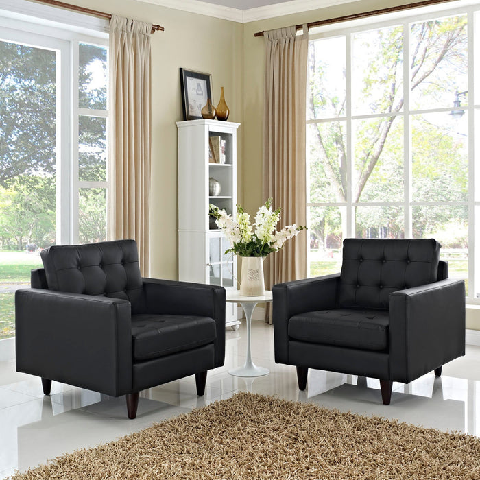 Empress Bonded Leather Armchair