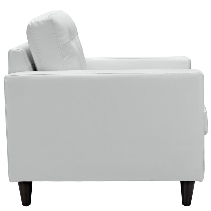 Empress Bonded Leather Armchair