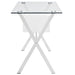 Stasis Glass Top Office Desk