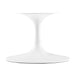Tulip Oval-Shaped Artificial Marble Coffee Table