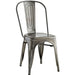 Promenade Side Chair, Gunmetal