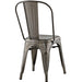 Promenade Side Chair, Gunmetal