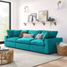 Haven Down Filled Overstuffed 3 Piece Sectional Sofa Set