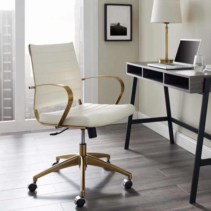 Jive Gold Stainless Steel Office Chair