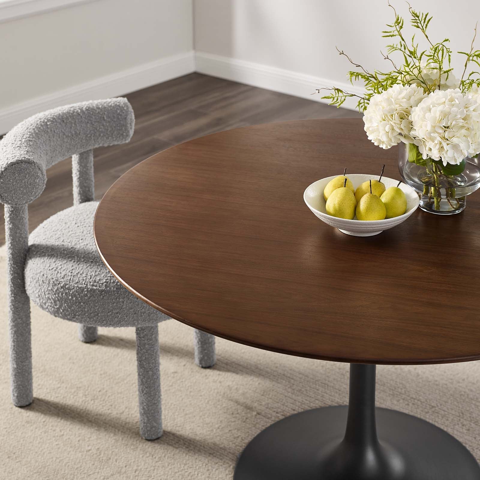 Tulip table black base hotsell