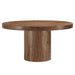 Gratify 60" Round Dining Table, Walnut