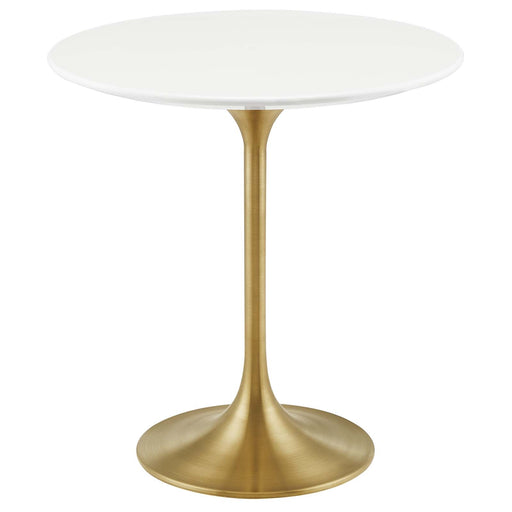 Tulip 20" Round Wood Top Side Table