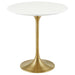Tulip 20" Round Wood Top Side Table