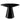 Provision 47" Round Dining Table, Black
