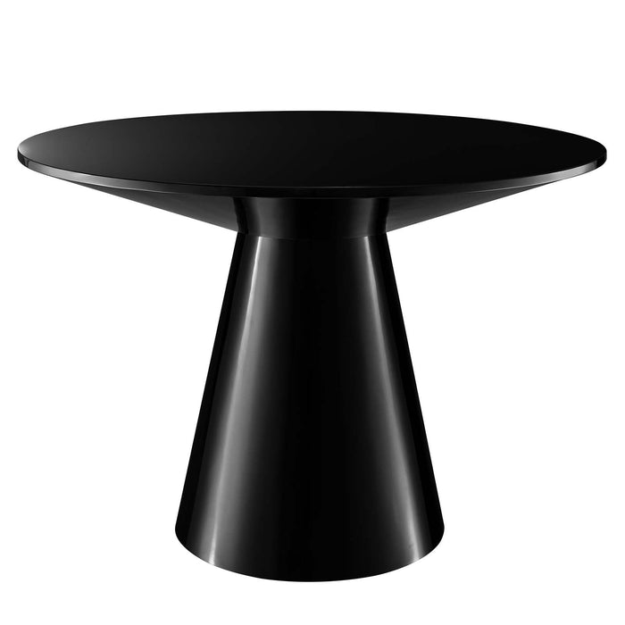 Provision 47" Round Dining Table, Black
