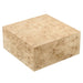 Cosmos 36" Square Burl Wood Coffee Table