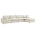 Haven Down Filled Overstuffed 5 Piece Plush Sectional Sofa Set