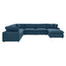 Haven Down Filled Overstuffed 7 Piece Sectional Sofa Set