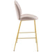 Scoop Gold Stainless Steel Leg Bar Stool