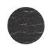Tulip 28" Round Artificial Marble Bar Table, Black