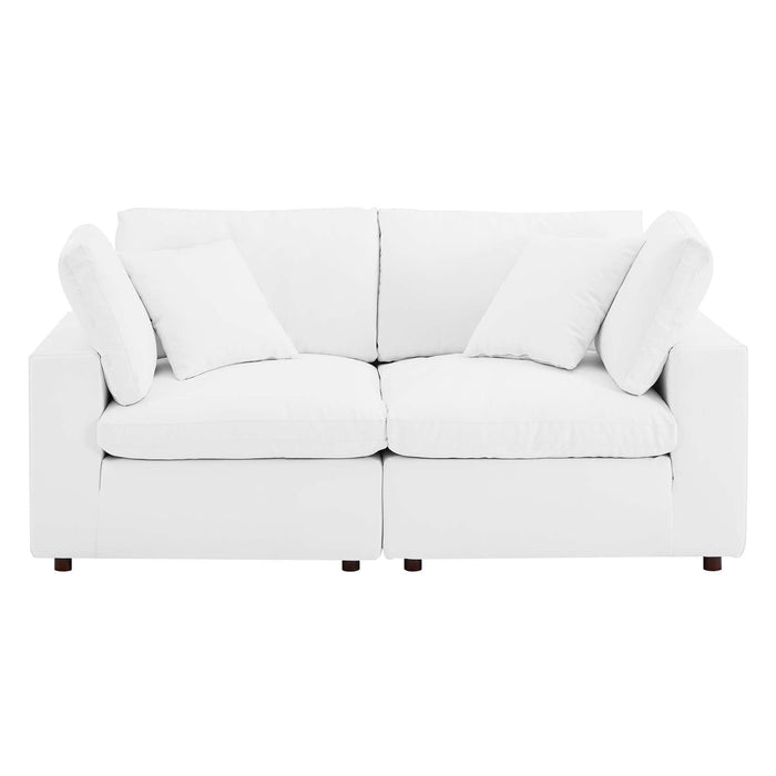 Haven Vegan Leather Loveseat