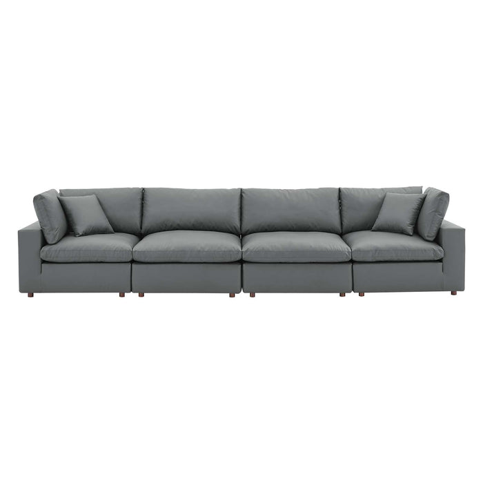 Haven Vegan Leather 4-Seater Sofa