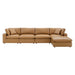 Haven Vegan Leather 5-Piece Sectional Sofa