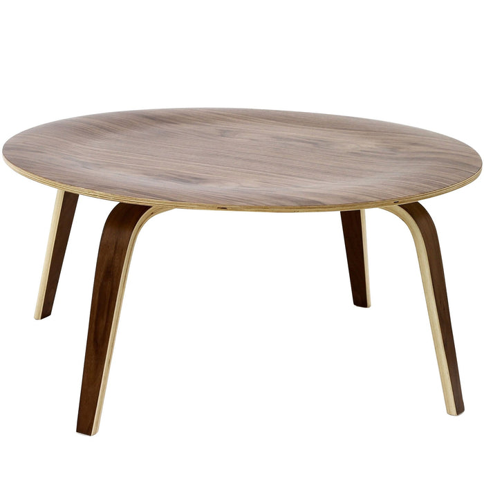 Plywood Coffee Table, Walnut