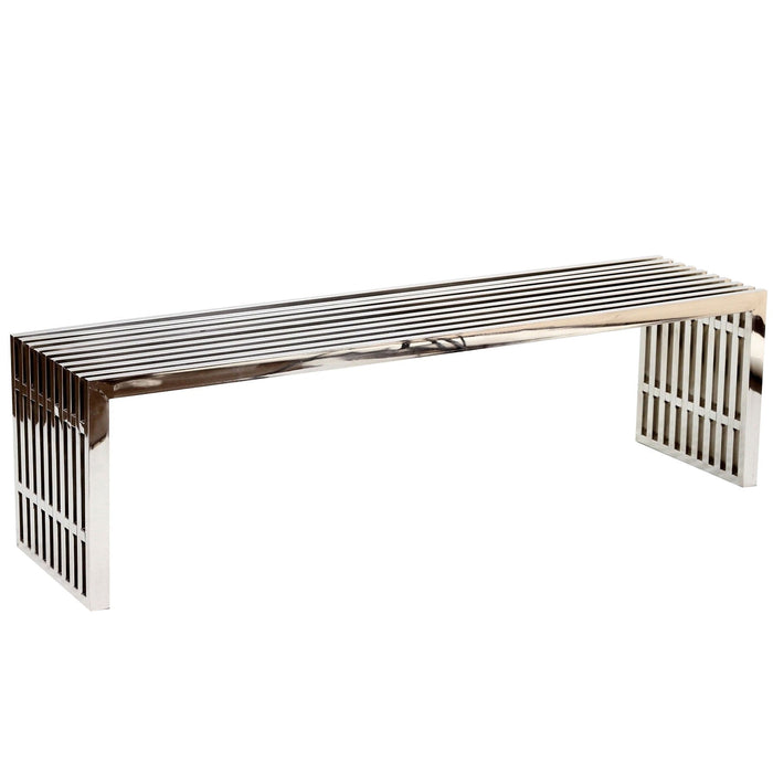 Gridiron Stainless Steel Bench