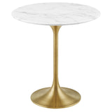 Modholic Tulip Marble Side Table - 20" Round