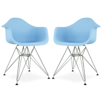 Eiffel Armchair With Steel Legs