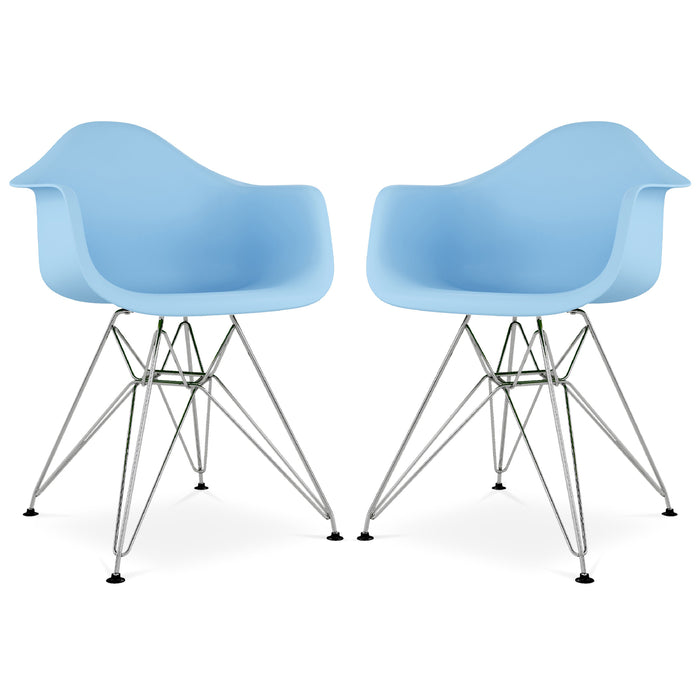 Eiffel Armchair With Steel Legs