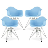 Eiffel Armchair With Steel Legs