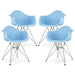 Eiffel Armchair With Steel Legs