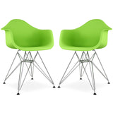 Eiffel Armchair With Steel Legs