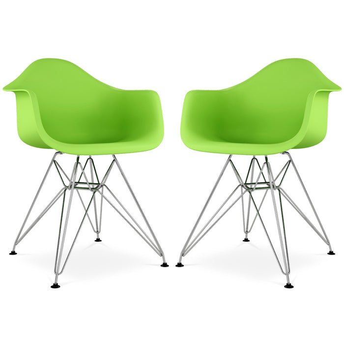 Eiffel Armchair With Steel Legs