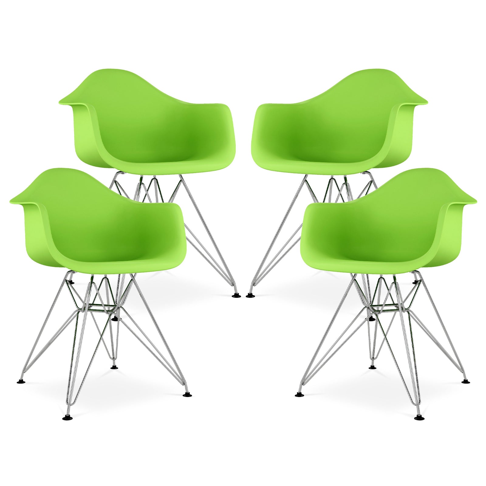 Eiffel Armchair With Steel Legs
