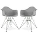 Eiffel Armchair With Steel Legs