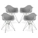 Eiffel Armchair With Steel Legs