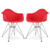 Eiffel Armchair With Steel Legs