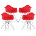 Eiffel Armchair With Steel Legs