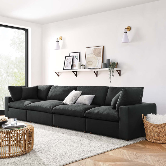Haven Deep Seat Sectional Sofa, 4 Seater
