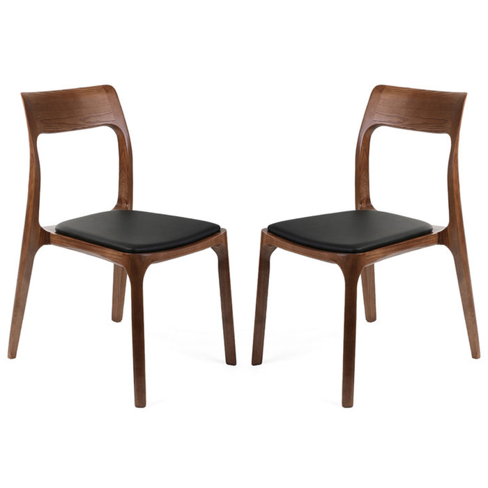 H Dining Chair, Walnut